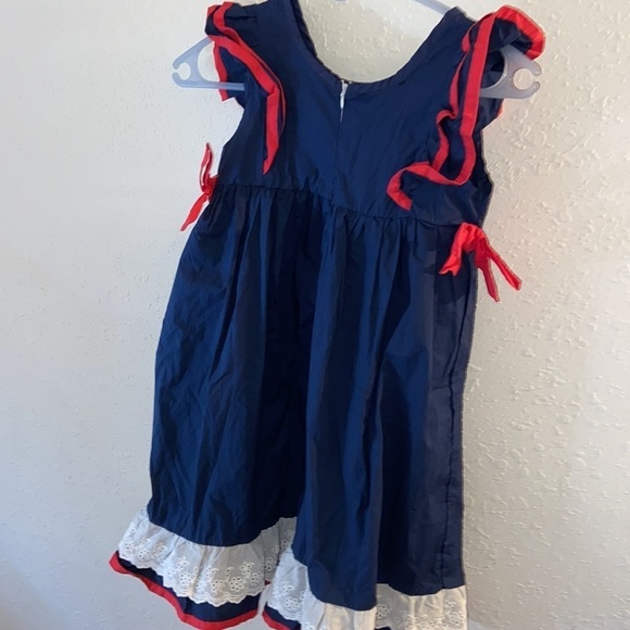 NWT, marine Nicole size XXXXL Apple peasant dress C1T21 - Picture 5 of 11